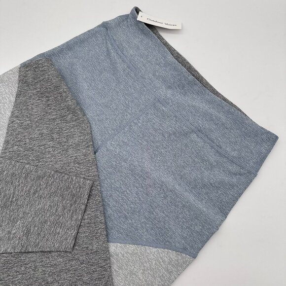 Outdoor Voices Women's Springs Mid Weight 7/8 Leggings Size Large, Lake/Dove/Ash - Picture 1 of 11